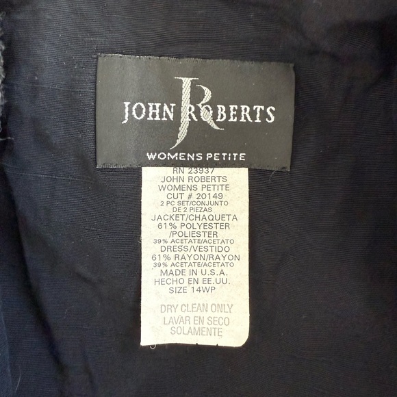 Vintage John Roberts Petite Geometric Open Front Jacket - Picture 4 of 7